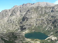 Korsika Restonica Tal Bergsee